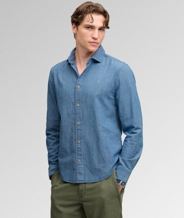 Essentials Chambray Long Sleeve Shirt Image 2