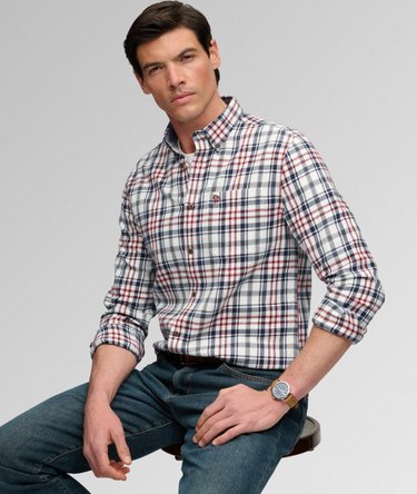 Long Sleeve Cotton Lumberjack Shirt Image 1
