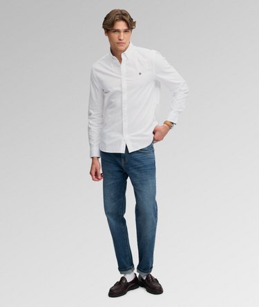 Preppy Oxford Long Sleeve Shirt Image 3