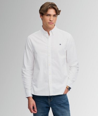 Preppy Oxford Long Sleeve Shirt Image 2