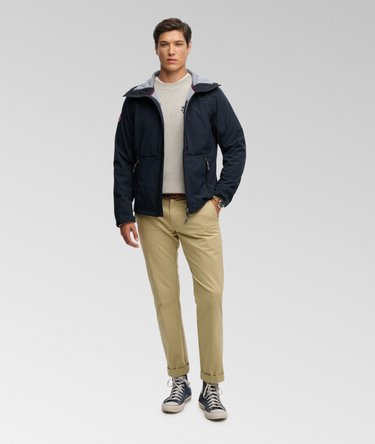 Hooded Softshell Trekker Jacket Image 3