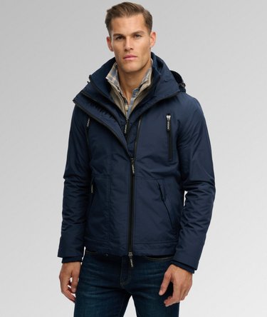 Hooded Mountain Windbreaker Jacket Image 1