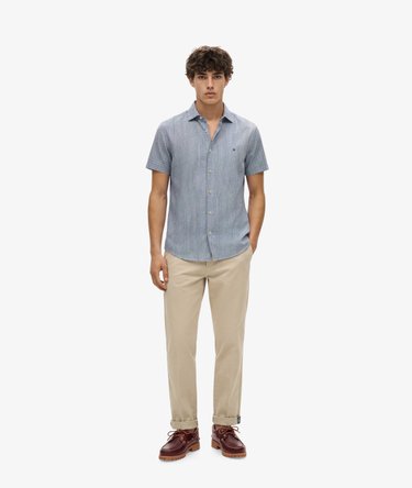 Riviera Short Sleeve Linen Shirt Image 4