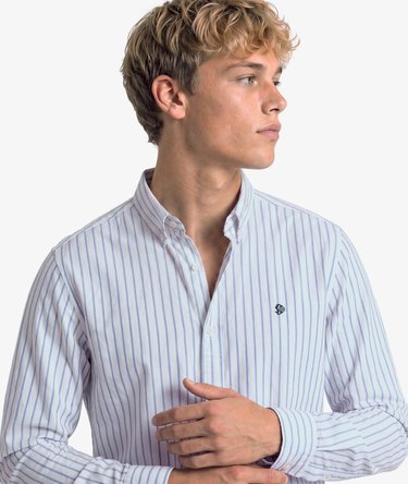 Preppy Oxford Long Sleeve Shirt Image 5
