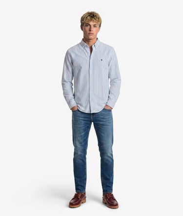 Preppy Oxford Long Sleeve Shirt Image 4