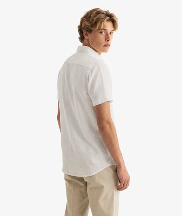 Riviera Short Sleeve Linen Shirt Image 6