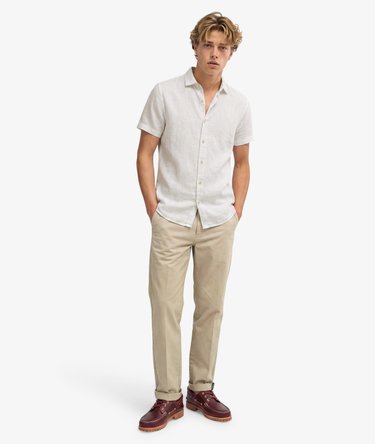 Riviera Short Sleeve Linen Shirt Image 4