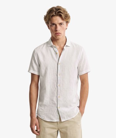 Riviera Short Sleeve Linen Shirt Image 2