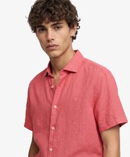 Chemise en lin &agrave; manches courtes Riviera