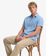 Riviera Short Sleeve Linen Shirt