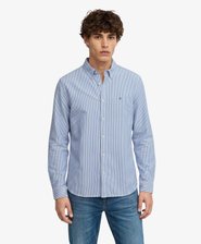 Camisa Oxford Preppy de Manga Larga