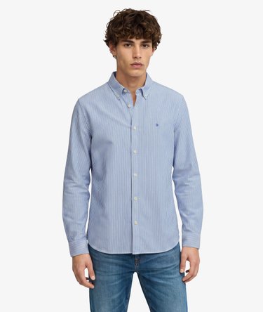 Preppy Oxford Long Sleeve Shirt Image 2