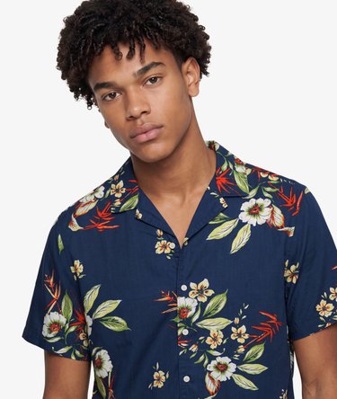 Hawaiian Print Short Sleeve Shirt Image 4