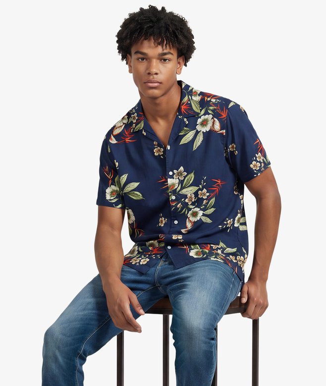 Hawaiian Print Short Sleeve Shirt (1) 5 out of 5 stars, 1 reviews More Colours Available Price £31.49 Price reduced from £44.99 to You Save 30%