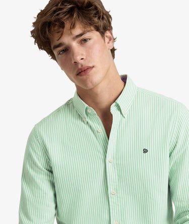 Preppy Oxford Long Sleeve Shirt Image 3