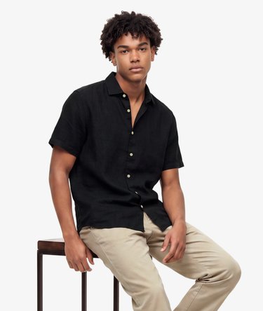 Riviera Short Sleeve Linen Shirt Image 2