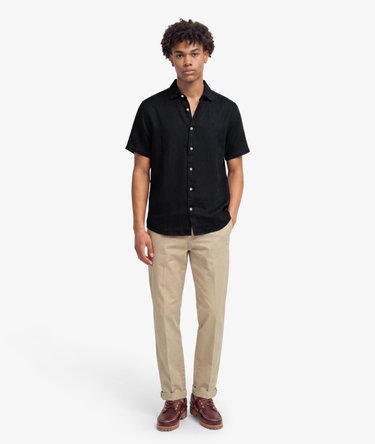Riviera Short Sleeve Linen Shirt Image 3