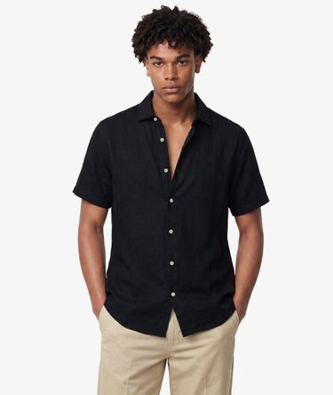 Riviera Short Sleeve Linen Shirt Image 1