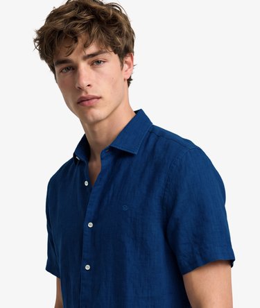 Riviera Short Sleeve Linen Shirt Image 5