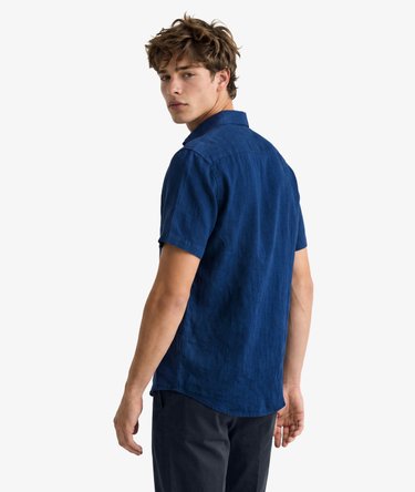 Riviera Short Sleeve Linen Shirt Image 6