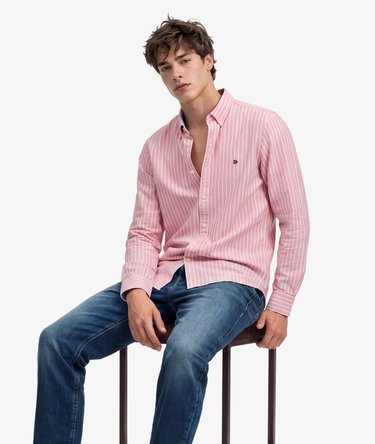 Preppy Oxford Long Sleeve Shirt Image 2