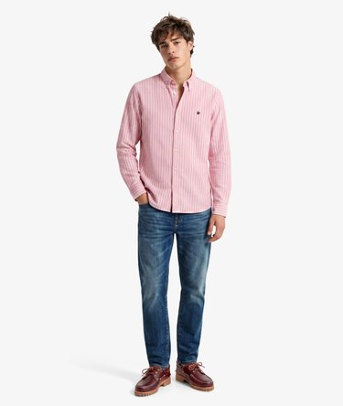 Preppy Oxford Long Sleeve Shirt Image 3