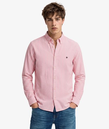 Preppy Oxford Long Sleeve Shirt Image 1