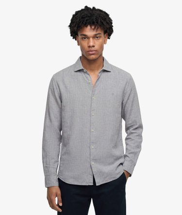 Camicia in lino Riviera a maniche lunghe Image 1