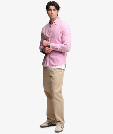 Preppy Oxford -paita Rento Istuvuus Image 3