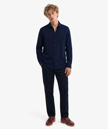 Riviera Long Sleeve Linen Shirt Image 2