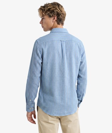 Riviera Long Sleeve Linen Shirt Image 6