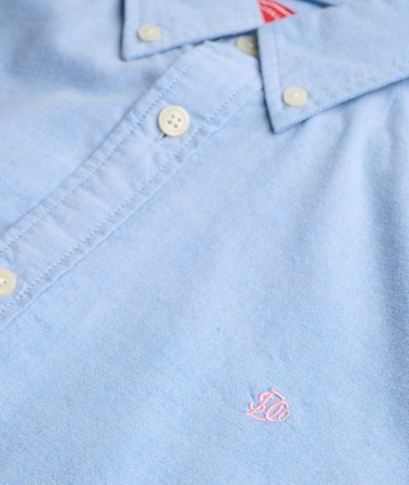 Chemise Oxford Preppy Manches Longues Coupe D&eacute;contract&eacute;e Image 6
