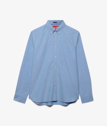 Chemise Oxford Preppy Manches Longues Coupe D&eacute;contract&eacute;e Image 7