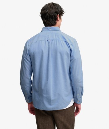 Chemise Oxford Preppy Manches Longues Coupe D&eacute;contract&eacute;e Image 5