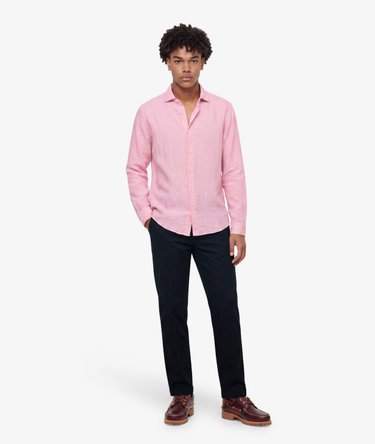 Riviera Long Sleeve Linen Shirt Image 4