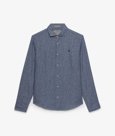 Riviera Long Sleeve Linen Shirt Image 7