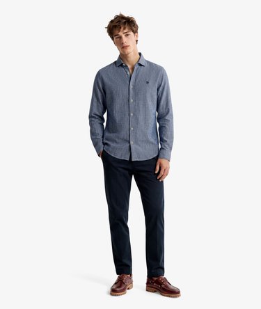 Riviera Long Sleeve Linen Shirt Image 3