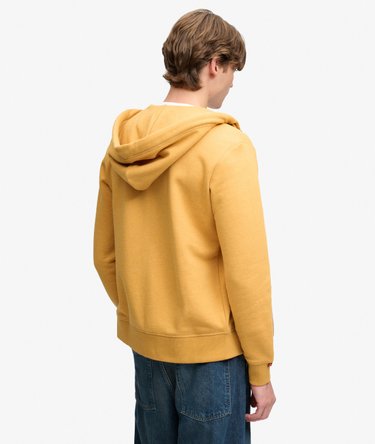 Essential Logo Half Brushed Zip Hoodie Image 5