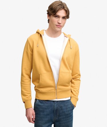 Essential Logo Half Brushed Zip Hoodie Image 2