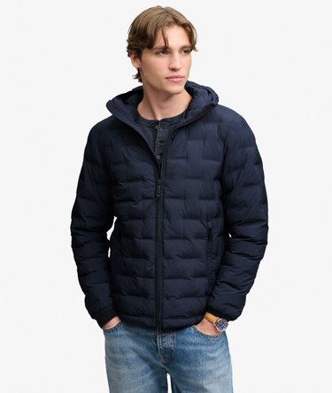 Hooded Heat Weld Padded Jacket Image 3