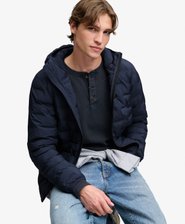 Hooded Heat Weld Padded Jacket