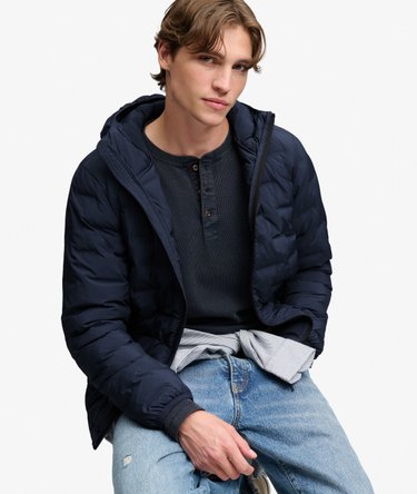 Hooded Heat Weld Padded Jacket Image 2