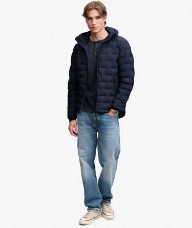 Hooded Heat Weld Padded Jacket Image 4