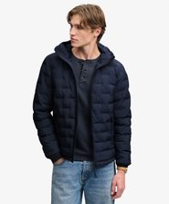 Hooded Heat Weld Padded Jacket