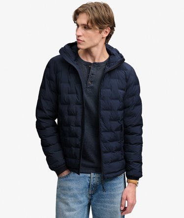 Hooded Heat Weld Padded Jacket Image 1