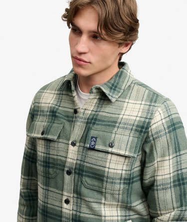 Borg Lined Miller Overshirt Image 1