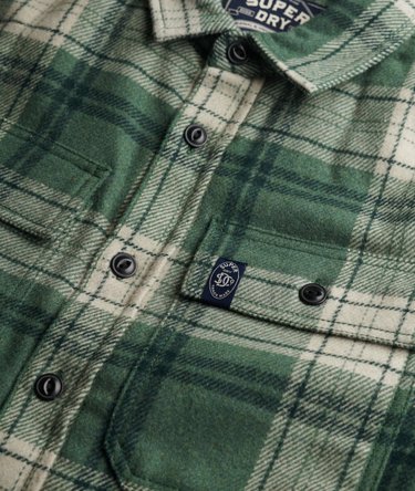 Borg Lined Miller Overshirt Image 6