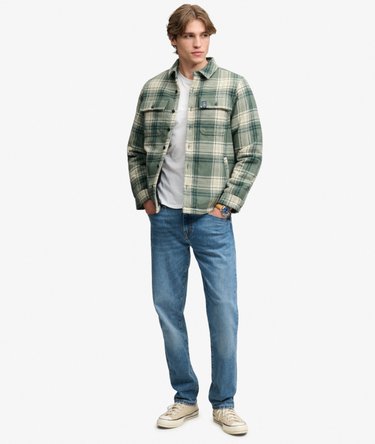 Borg Lined Miller Overshirt Image 4
