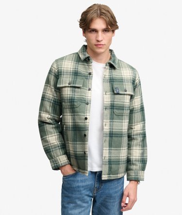 Borg Lined Miller Overshirt Image 2