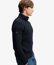 Sweter Jacob Cable z golfem